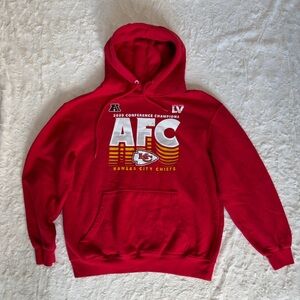 Kansas City Chiefs Red AFC Champions Hoodie